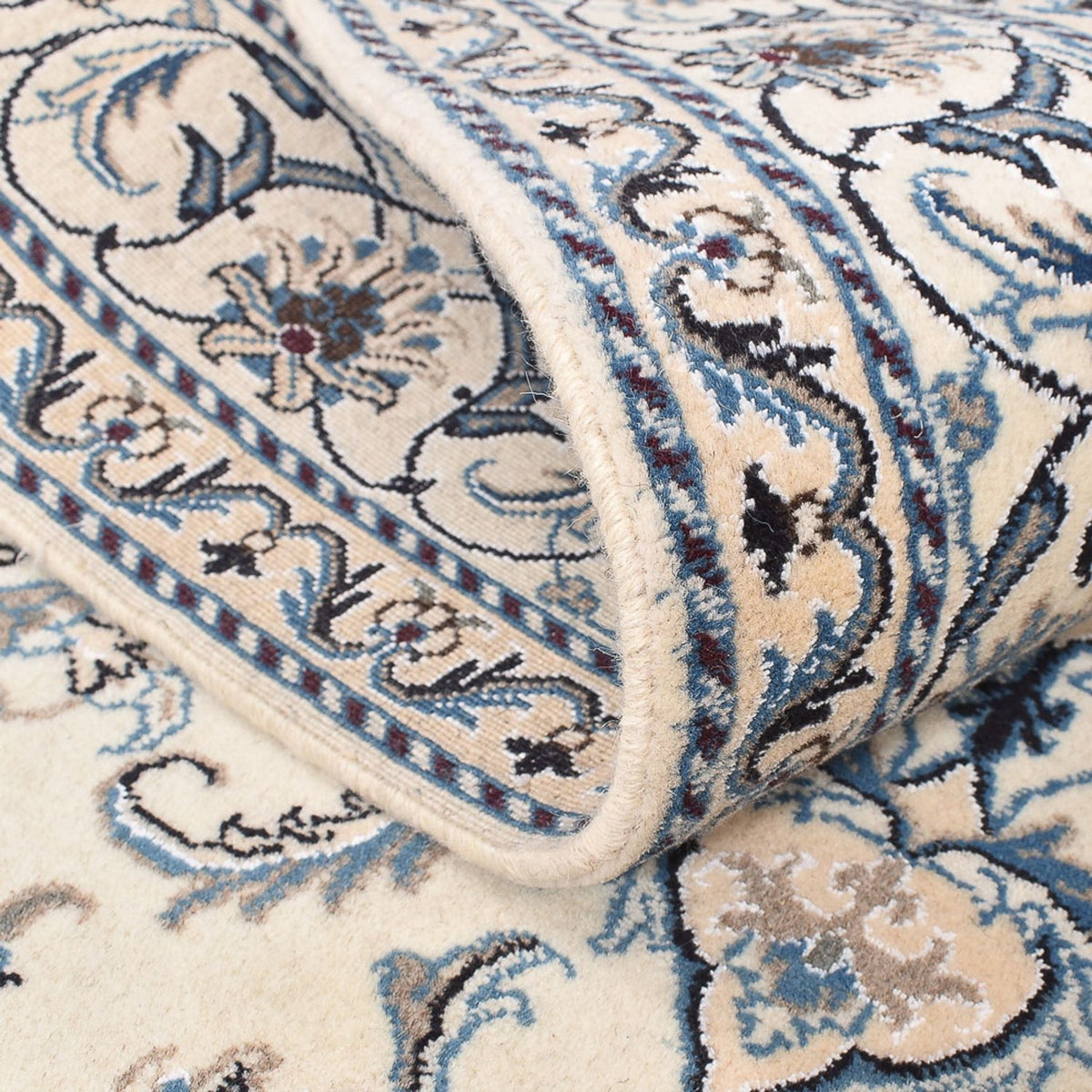 Tapis persan - Nain - 200 x 152 cm - beige clair