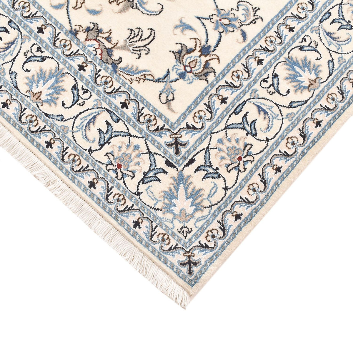 Tapis persan - Nain - 195 x 150 cm - beige clair