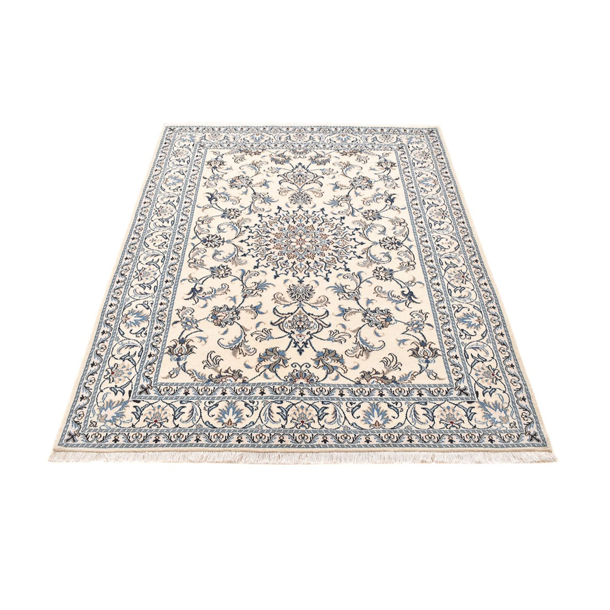 Tapis persan - Nain - 195 x 150 cm - beige clair
