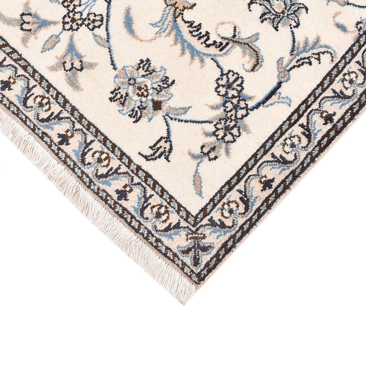 Tapis persan - Nain - 138 x 90 cm - beige clair