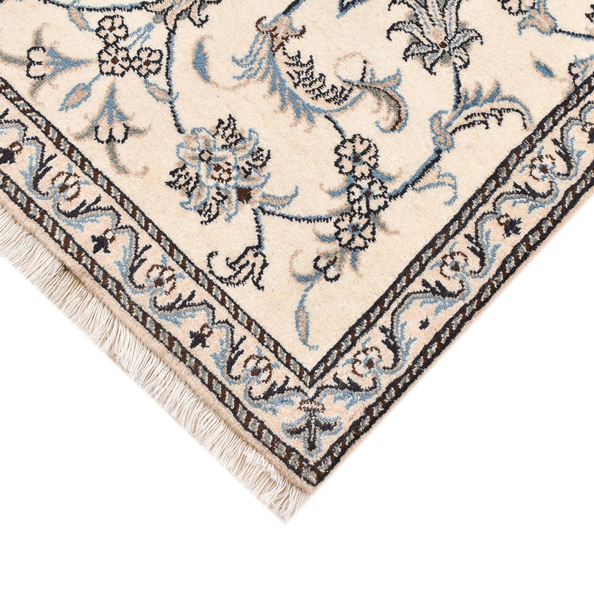 Tapis persan - Nain - 146 x 88 cm - beige clair