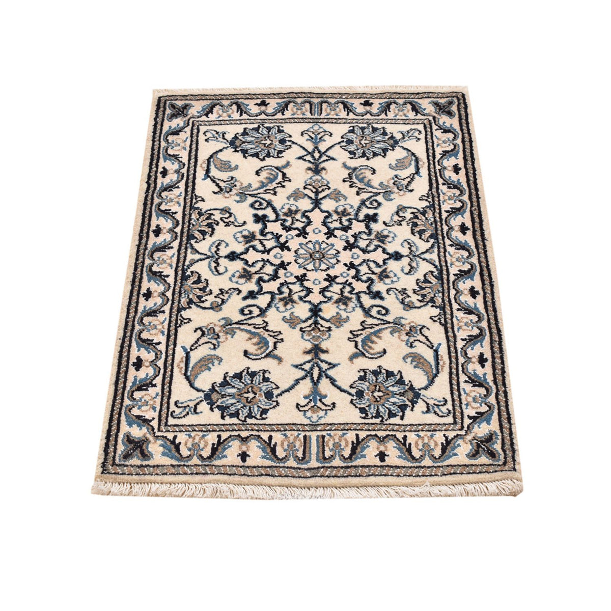 Tapis persan - Nain - 87 x 55 cm - blanc