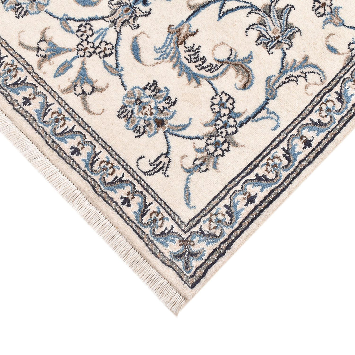 Tapis persan - Nain - 148 x 84 cm - beige clair