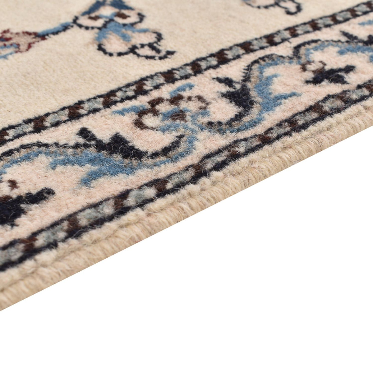 Tapis de couloir Tapis persan - Nain - 290 x 80 cm - beige
