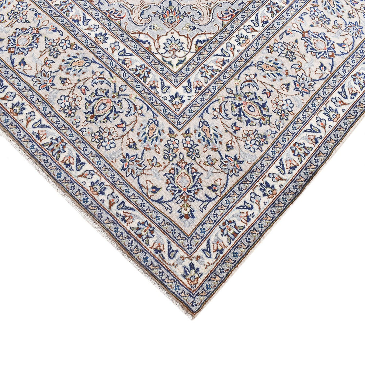 Tapis persan - Keshan - 350 x 242 cm - gris