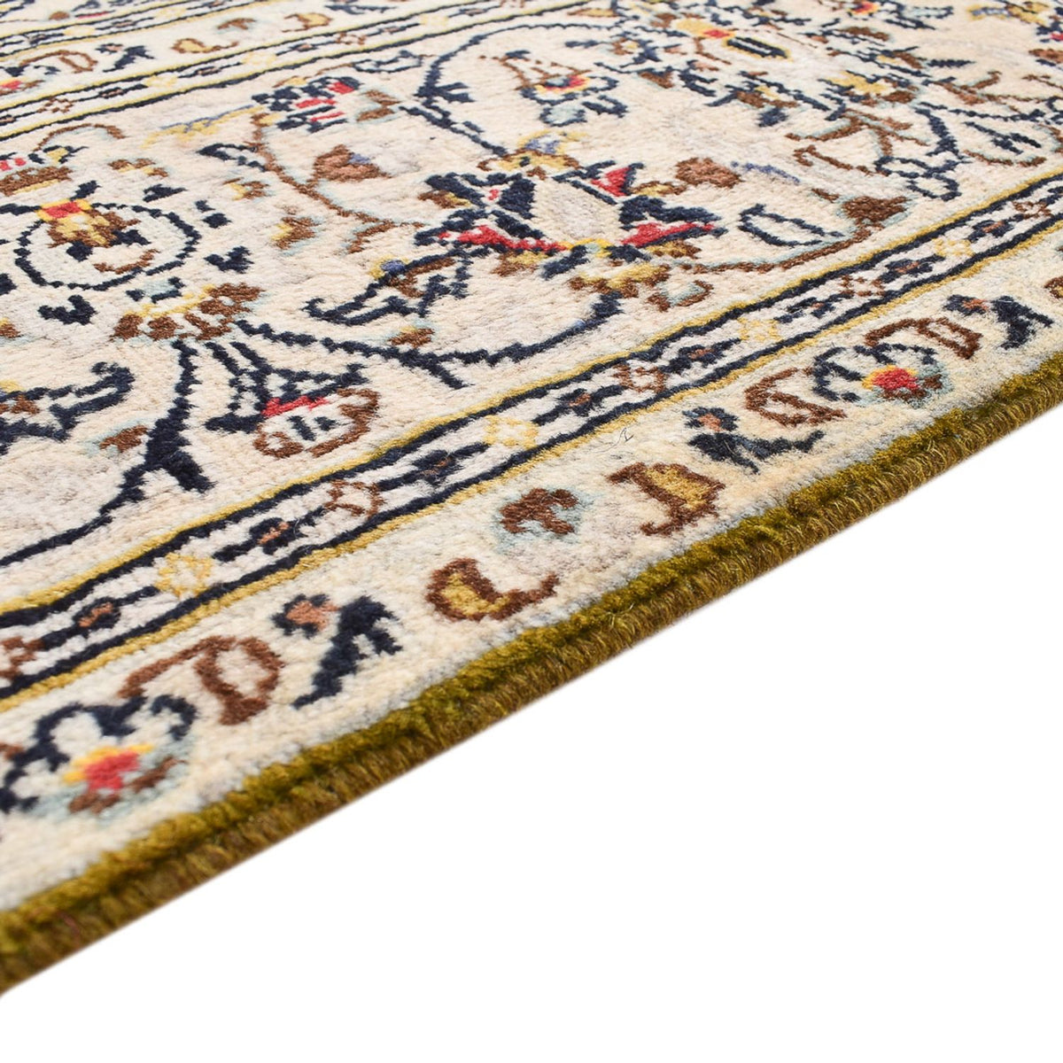 Tapis persan - Keshan - 293 x 192 cm - beige