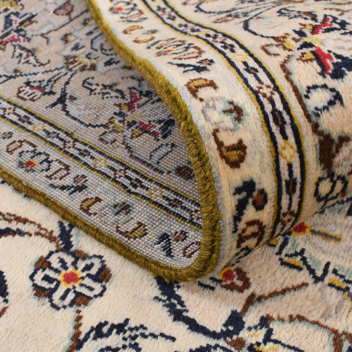 Tapis persan - Keshan - 293 x 192 cm - beige