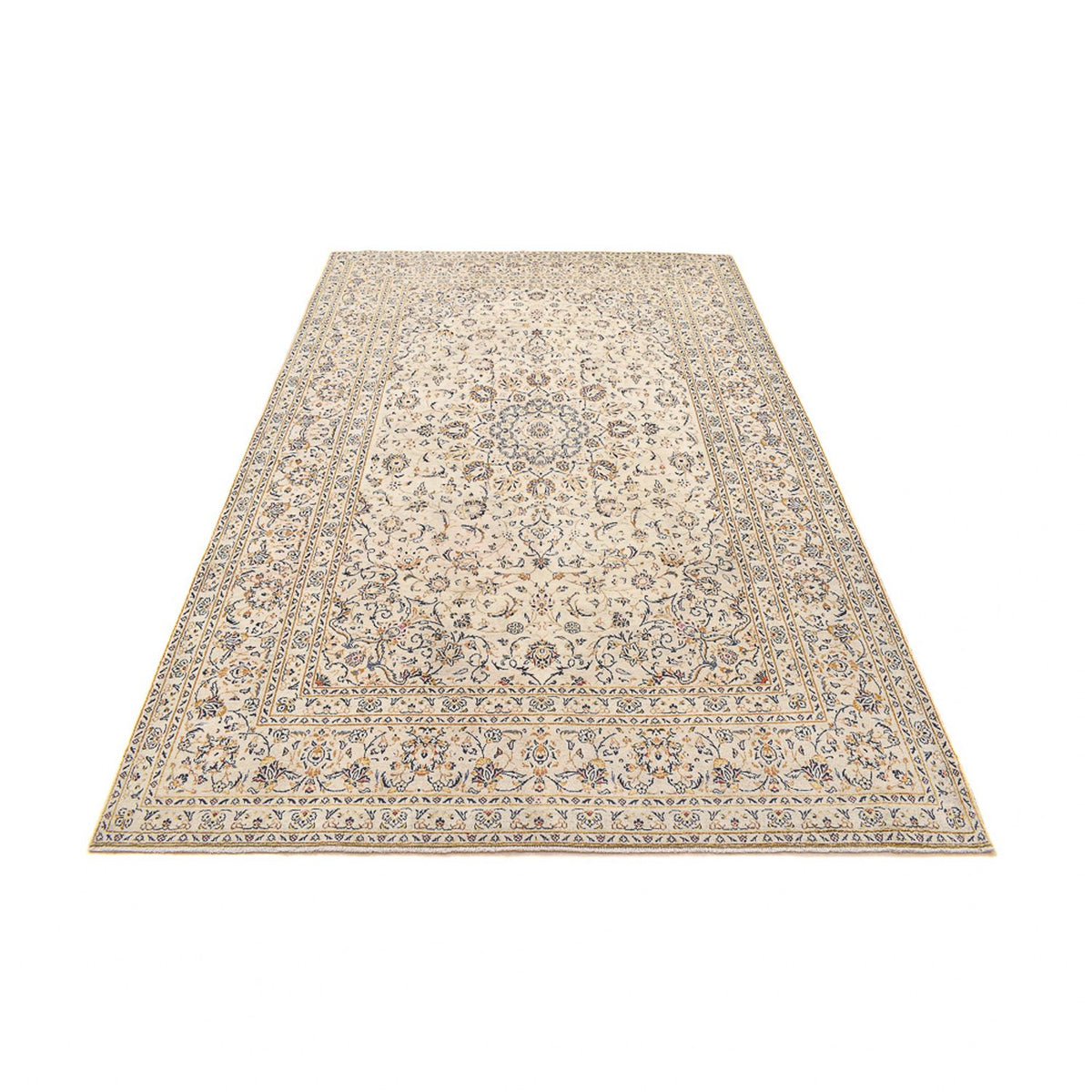 Tapis persan - Keshan - 298 x 202 cm - beige