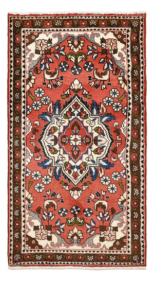Tapis persan - Nomadic - 127 x 70 cm - rouge clair