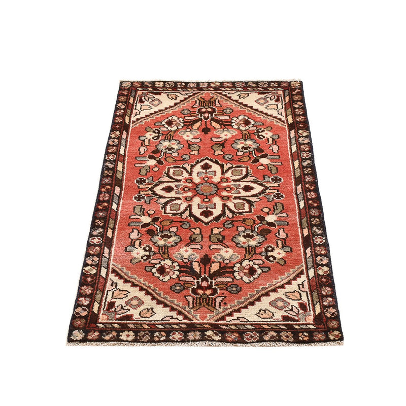 Tapis persan - Nomadic - 120 x 65 cm - rouge clair
