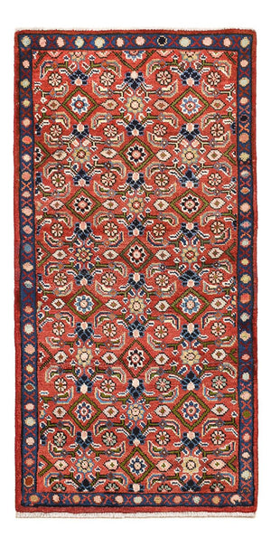 Tapis persan - Classique - 129 x 64 cm - rouge clair