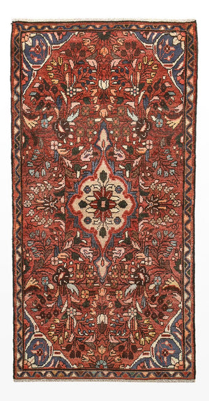 Tapis persan - Nomadic - 153 x 75 cm - rouge