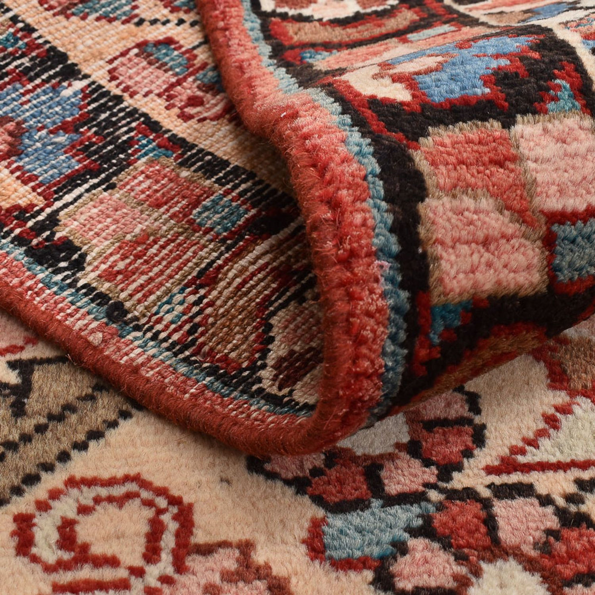 Tapis persan - Nomadic - 139 x 71 cm - multicolore