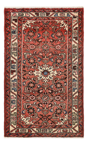 Tapis persan - Nomadic - 106 x 67 cm - rouge clair