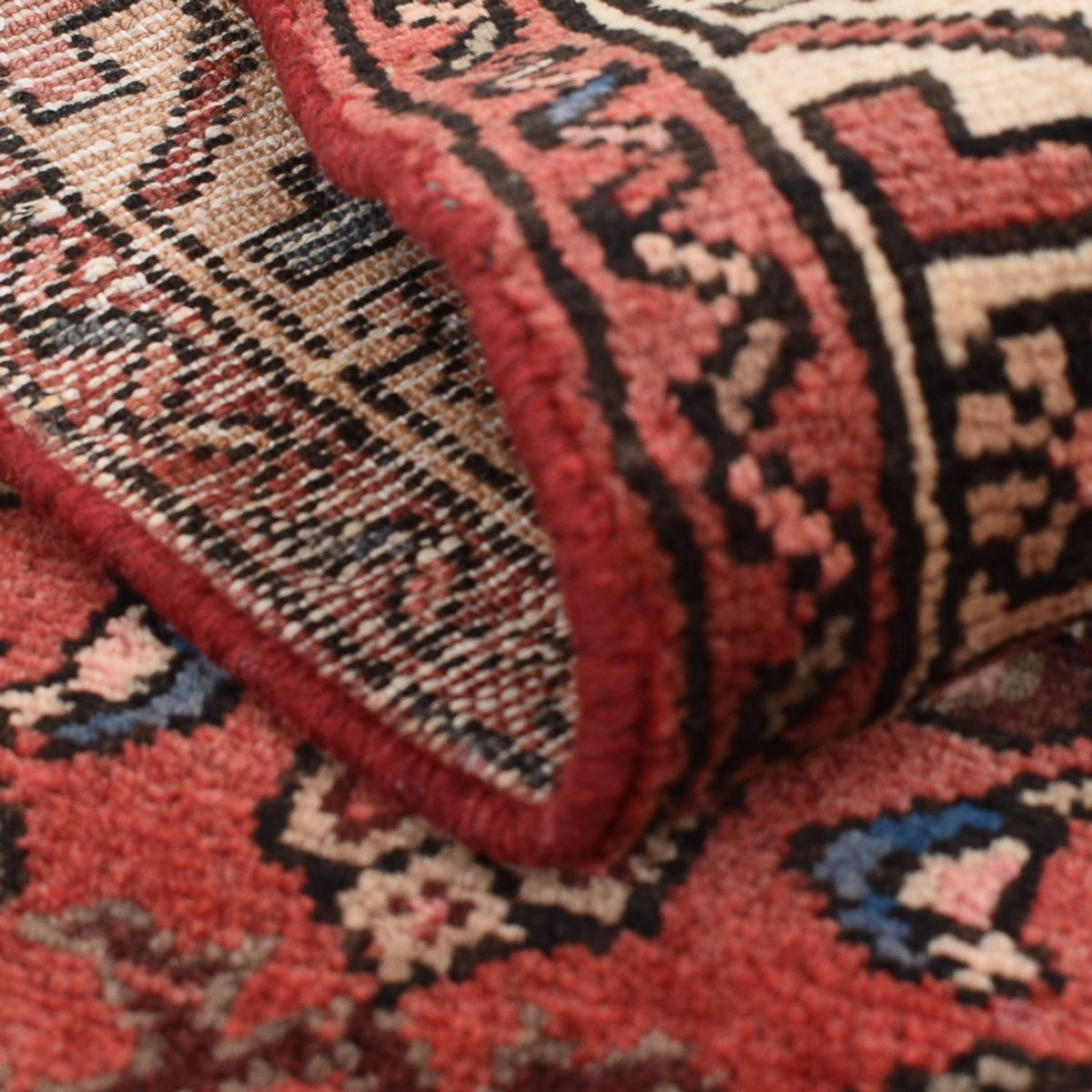 Tapis persan - Nomadic - 106 x 67 cm - rouge clair