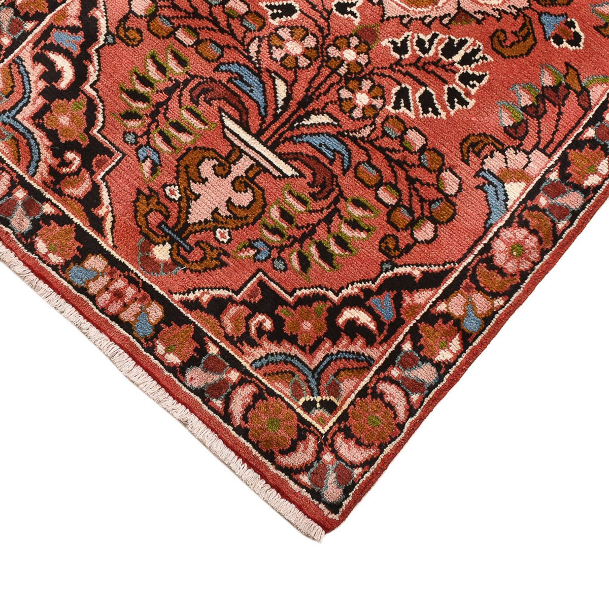 Tapis persan - Nomadic - 127 x 72 cm - rouge clair