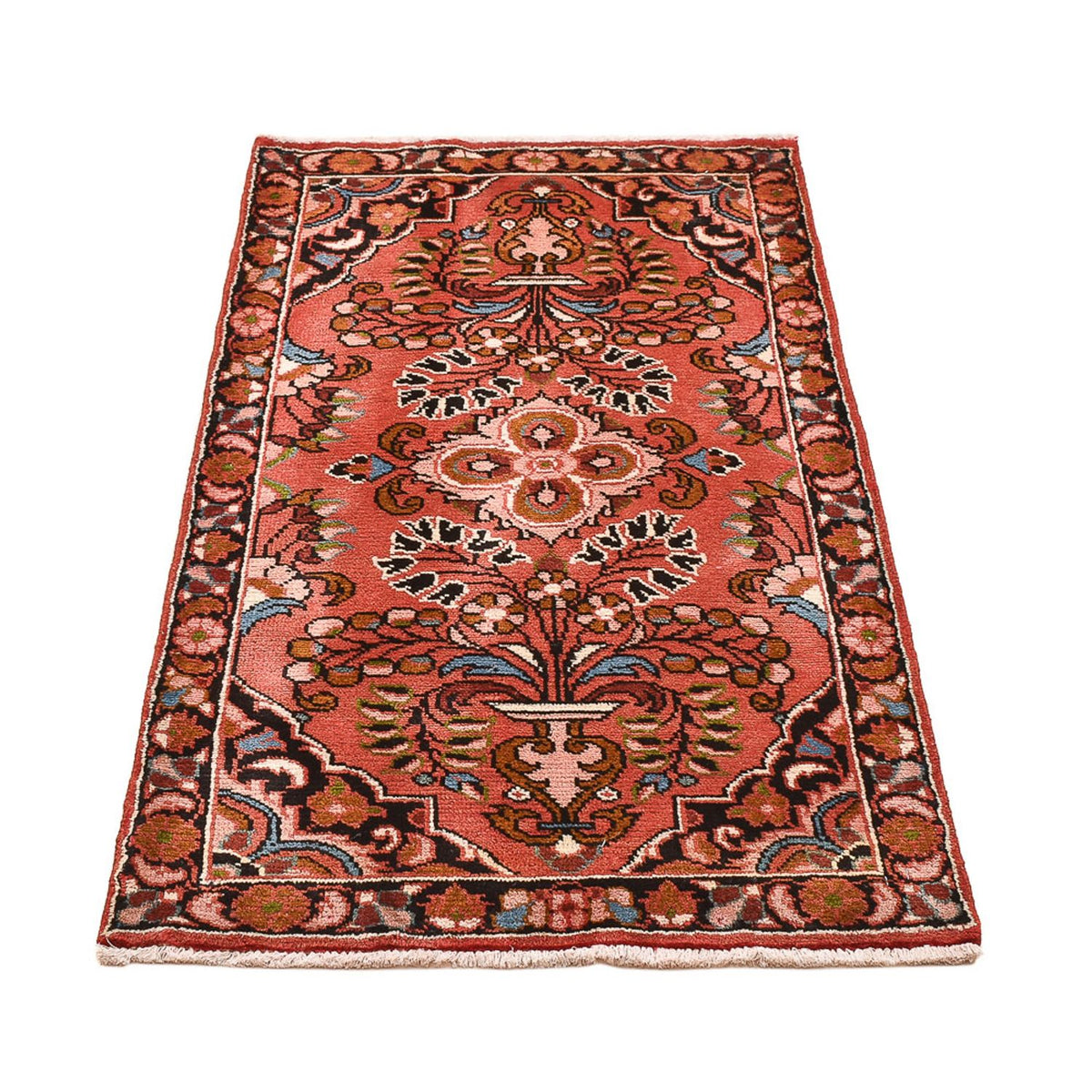 Tapis persan - Nomadic - 127 x 72 cm - rouge clair