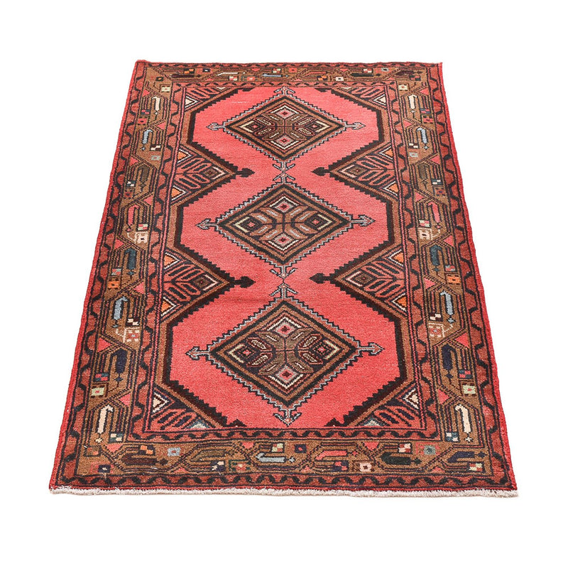Tapis persan - Nomadic - 123 x 75 cm - rouge clair