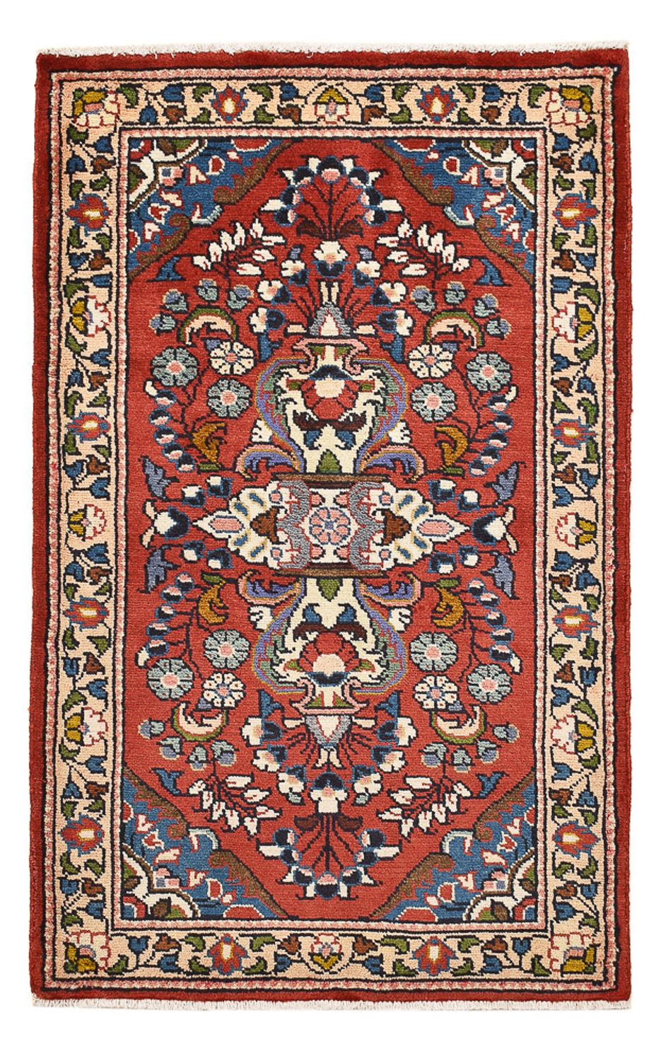 Tapis persan - Nomadic - 130 x 77 cm - rouge