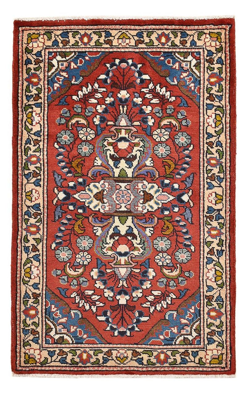 Tapis persan - Nomadic - 130 x 77 cm - rouge