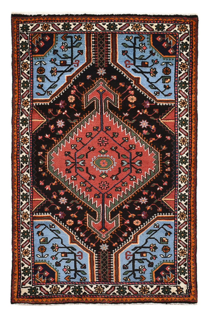 Tapis persan - Nomadic - 132 x 83 cm - multicolore