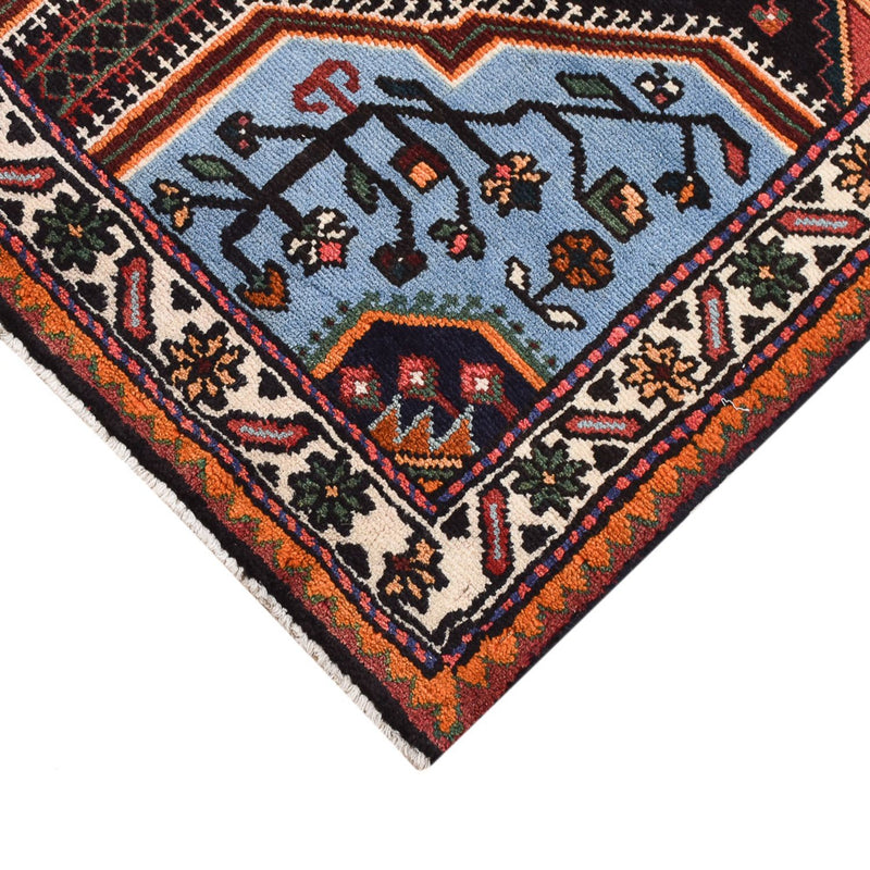 Tapis persan - Nomadic - 132 x 83 cm - multicolore