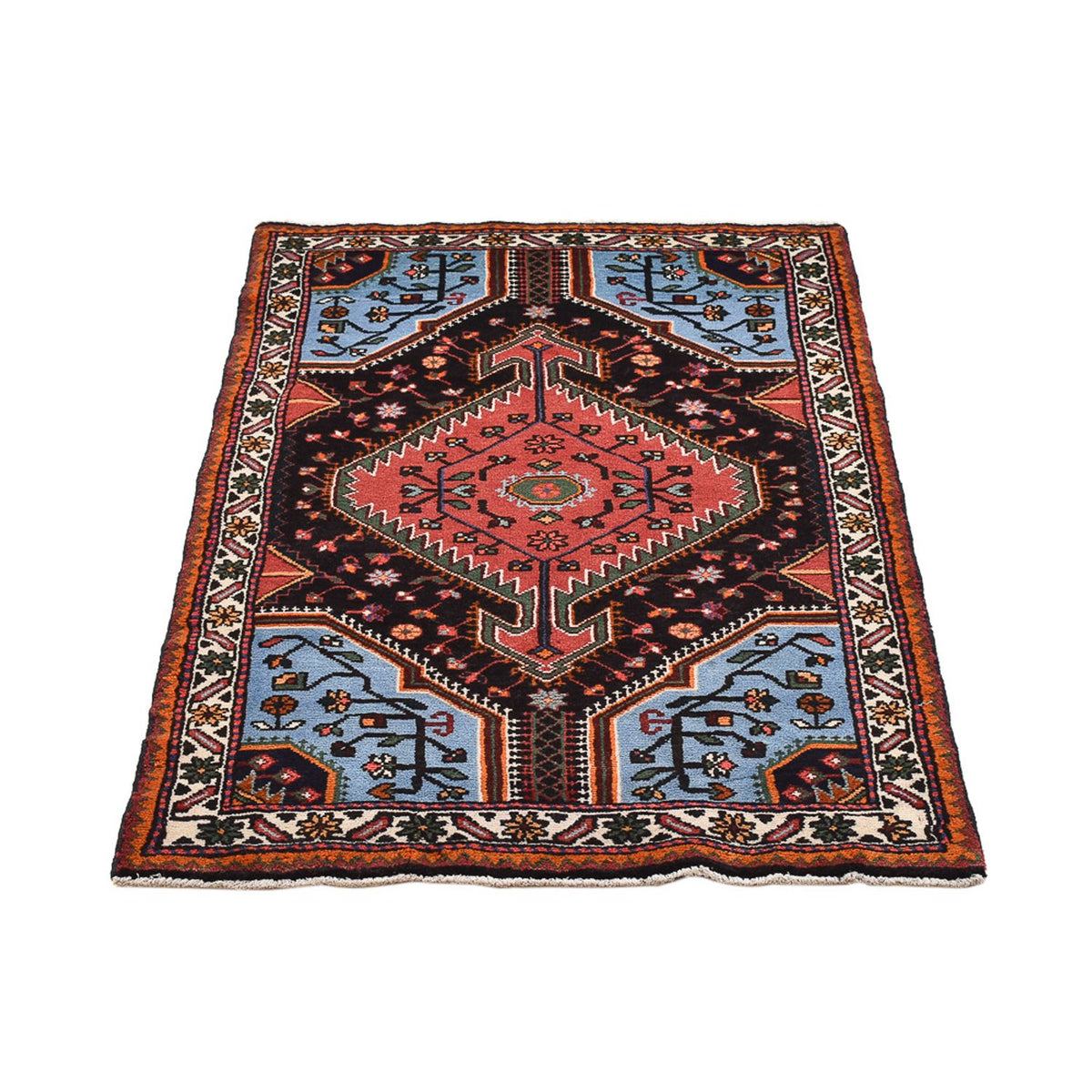 Tapis persan - Nomadic - 132 x 83 cm - multicolore