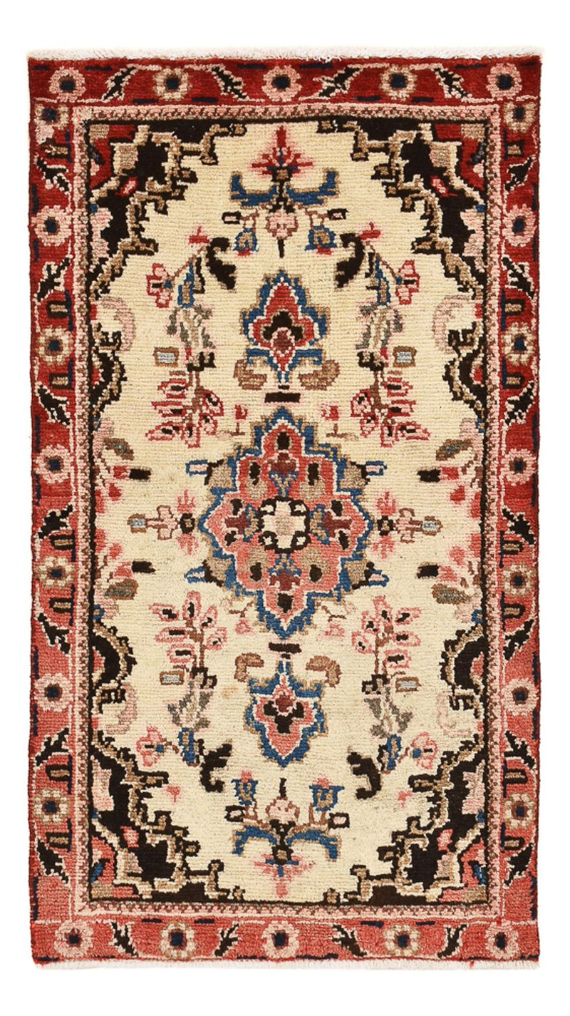Tapis persan - Nomadic - 101 x 56 cm - beige clair