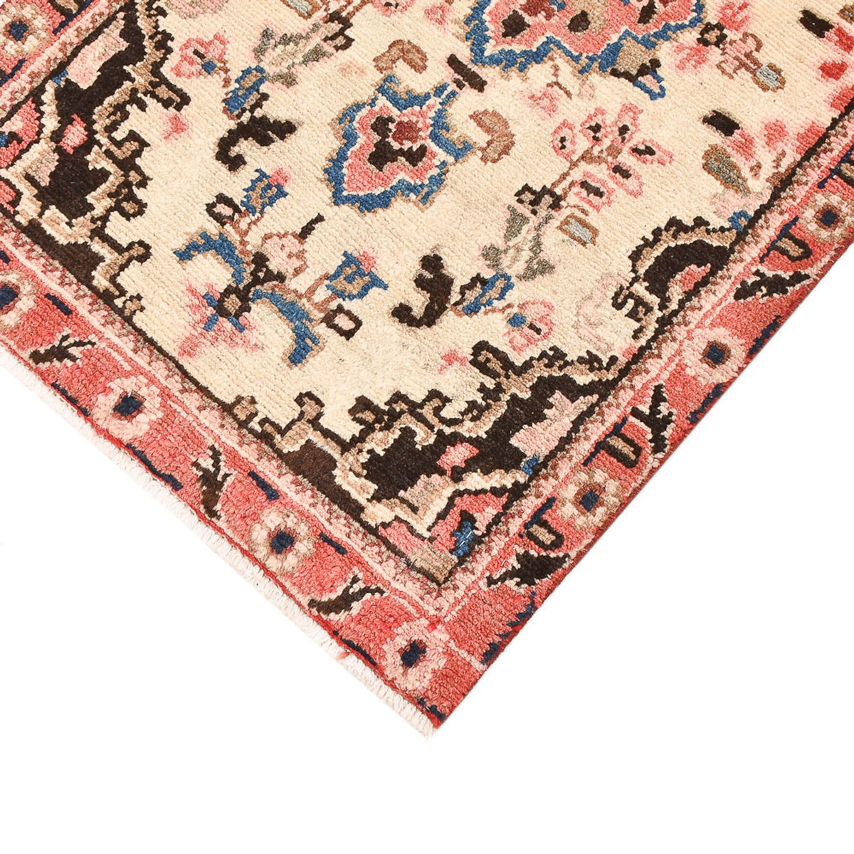 Tapis persan - Nomadic - 101 x 56 cm - beige clair