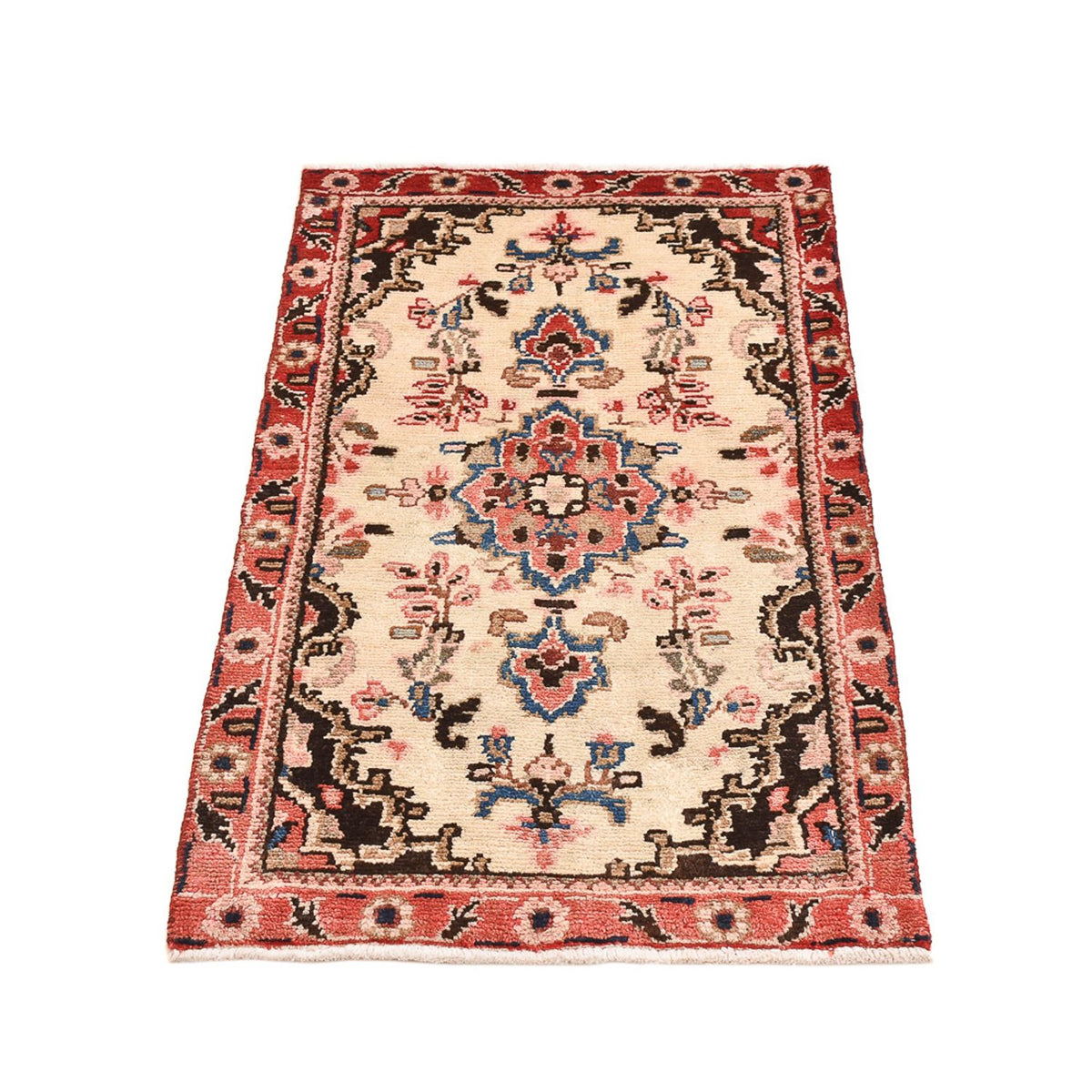 Tapis persan - Nomadic - 101 x 56 cm - beige clair