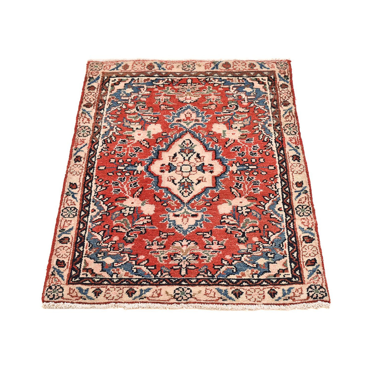 Tapis persan - Nomadic - 97 x 62 cm - rouge