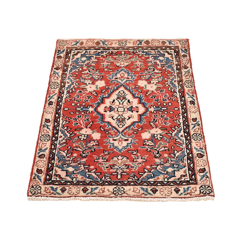Tapis persan - Nomadic - 97 x 62 cm - rouge