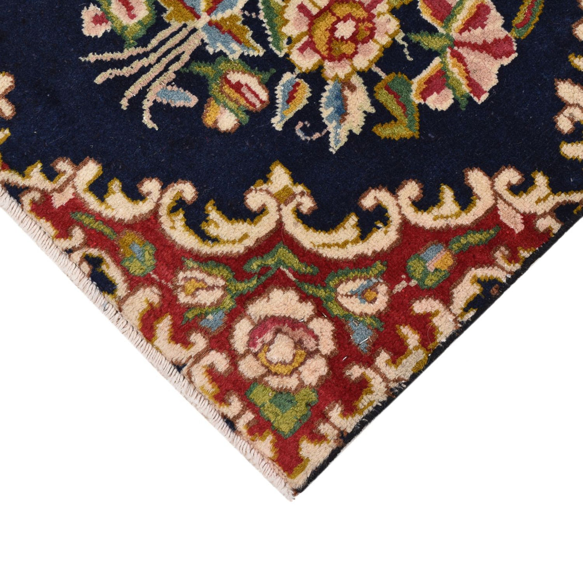 Tapis persan - Nomadic carré  - 50 x 50 cm - rouge foncé