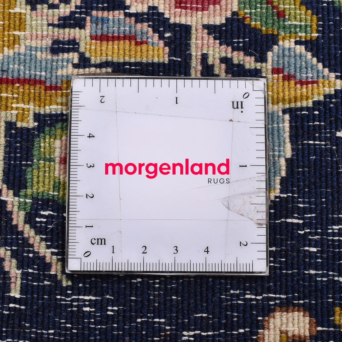 Tapis persan - Nomadic carré  - 50 x 50 cm - rouge foncé