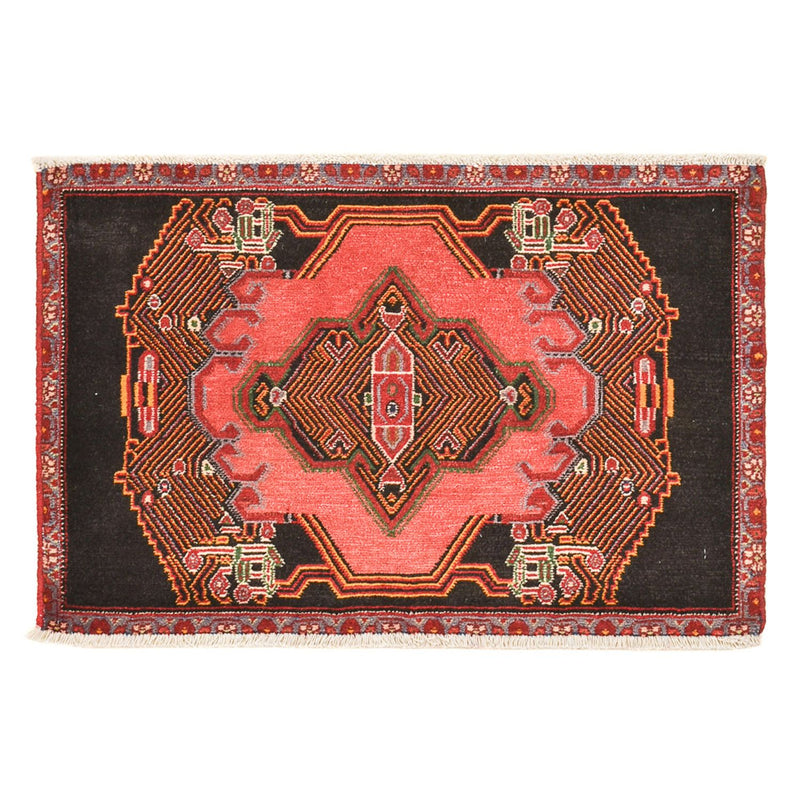 Tapis persan - Nomadic - 77 x 54 cm - rouge clair