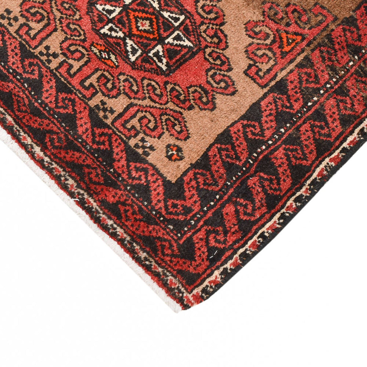 Tapis persan - Nomadic - 74 x 52 cm - rouge