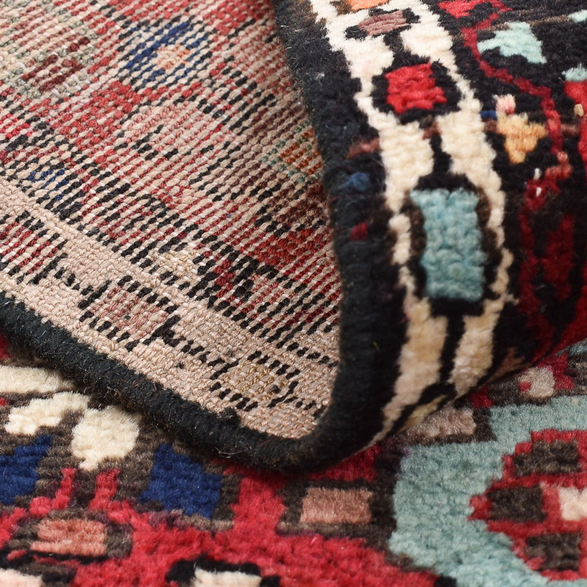 Tapis persan - Nomadic - 92 x 60 cm - rouge
