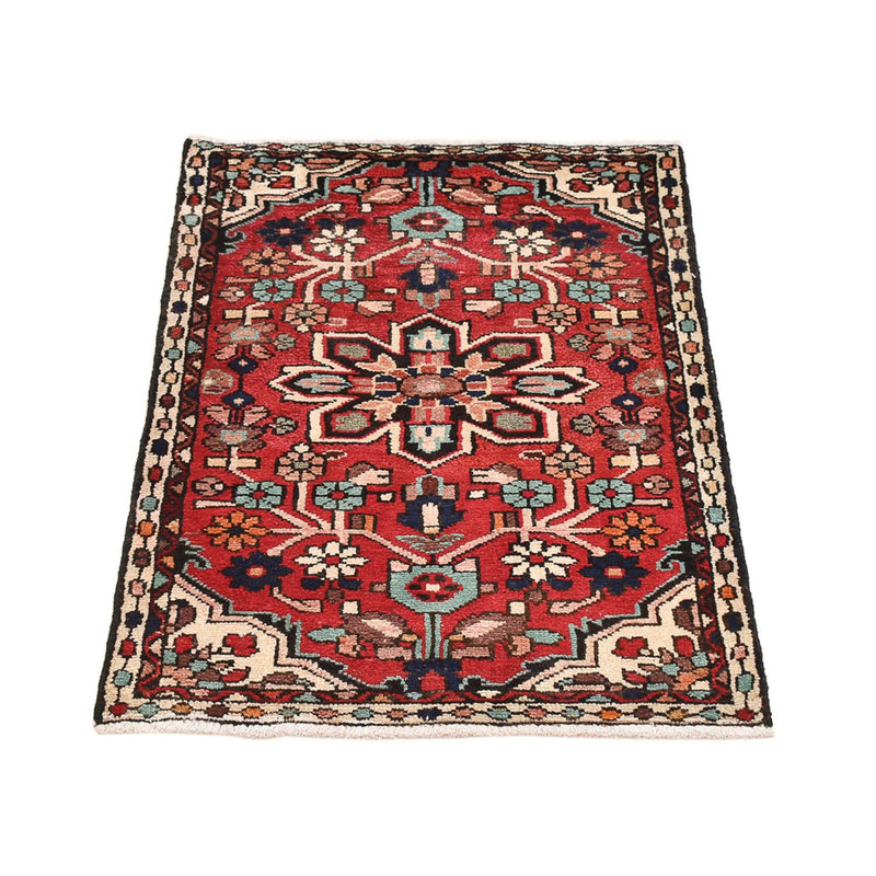 Tapis persan - Nomadic - 92 x 60 cm - rouge