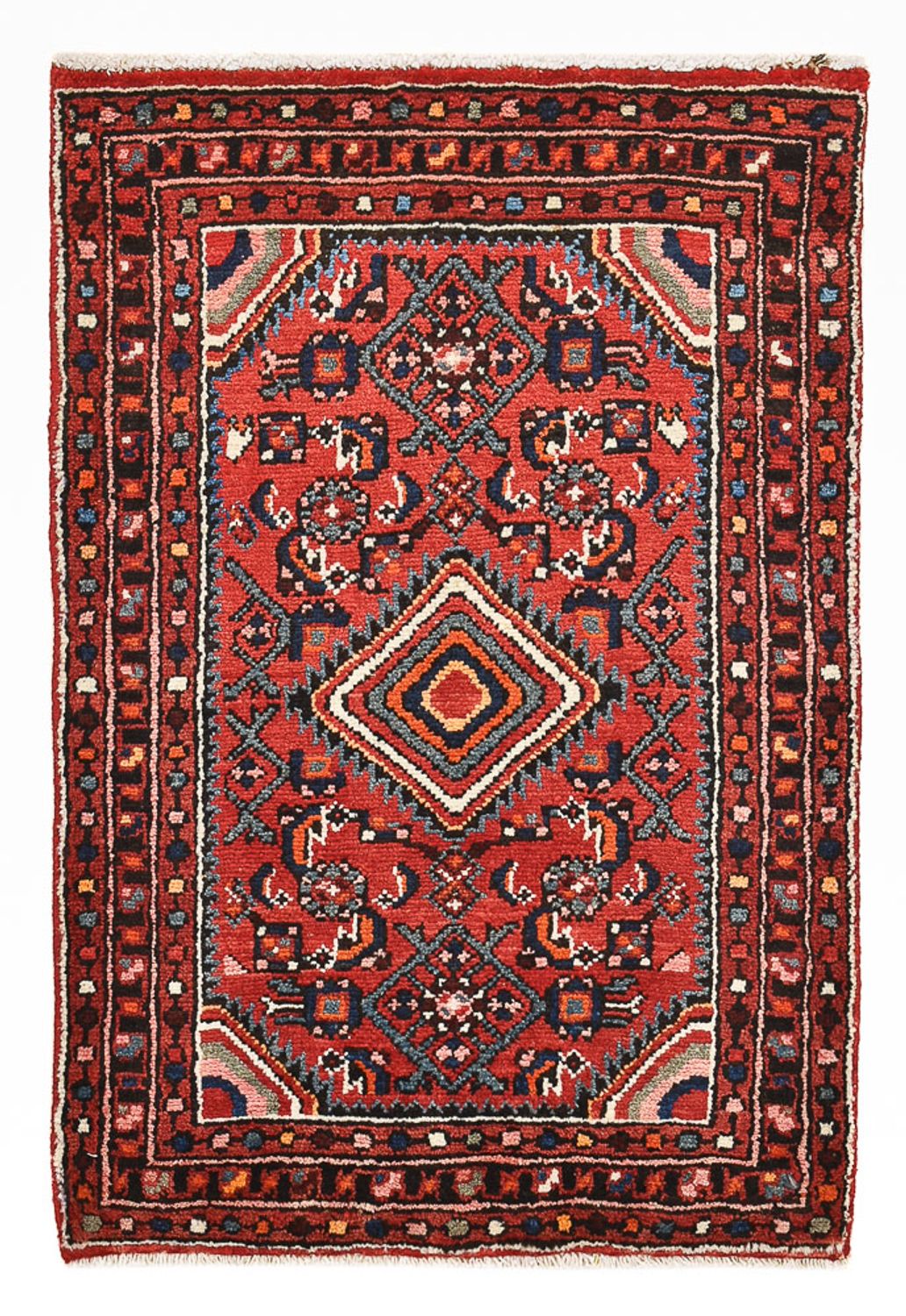 Tapis persan - Nomadic - 85 x 60 cm - rouge