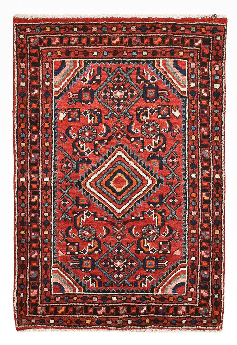 Tapis persan - Nomadic - 85 x 60 cm - rouge