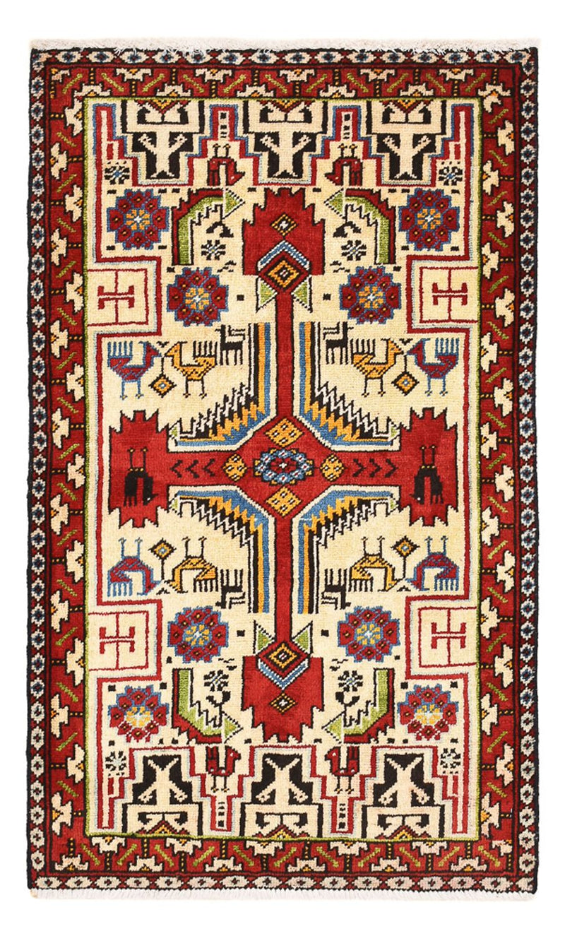 Tapis persan - Nomadic - 100 x 60 cm - multicolore