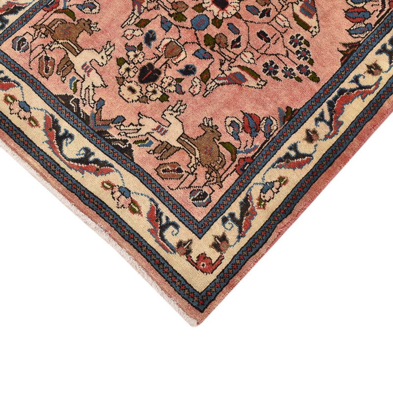 Tapis persan - Nomadic - 90 x 70 cm - rouge clair