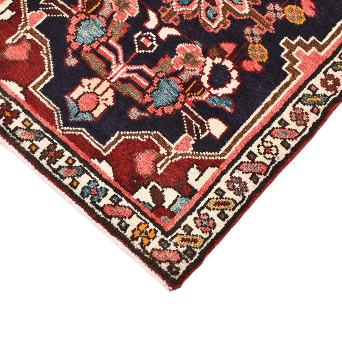 Tapis persan - Nomadic - 87 x 60 cm - multicolore