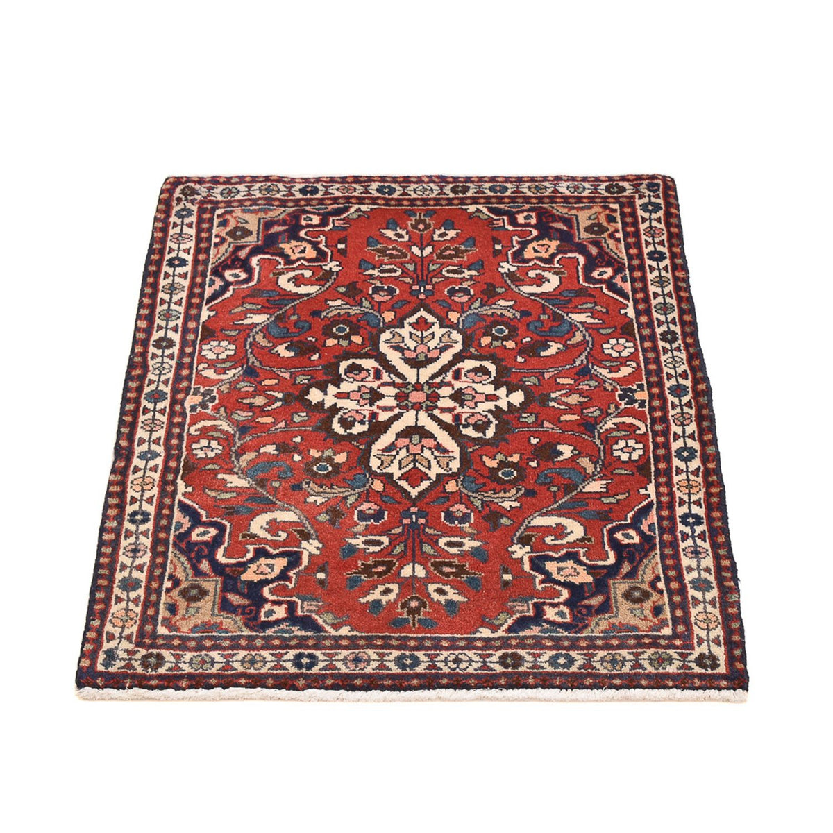 Tapis persan - Nomadic - 76 x 61 cm - rouge