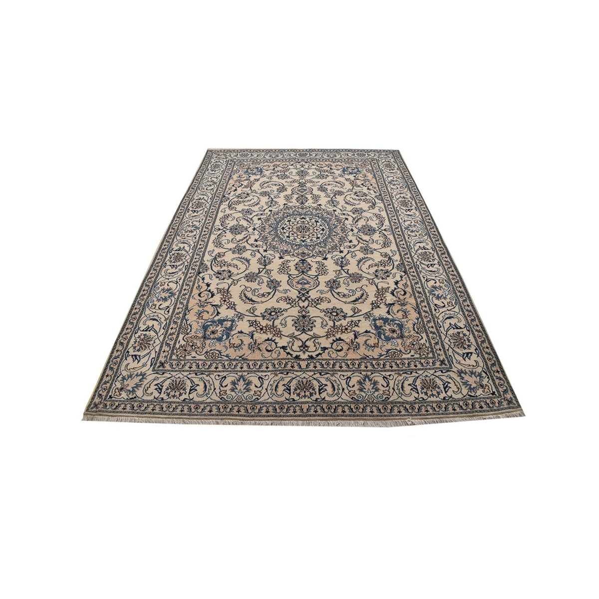 Tapis persan - Nain - 295 x 195 cm - sable