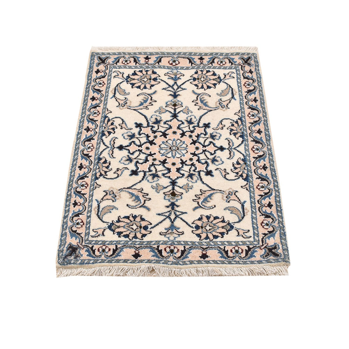 Tapis persan - Nain - 92 x 60 cm - beige