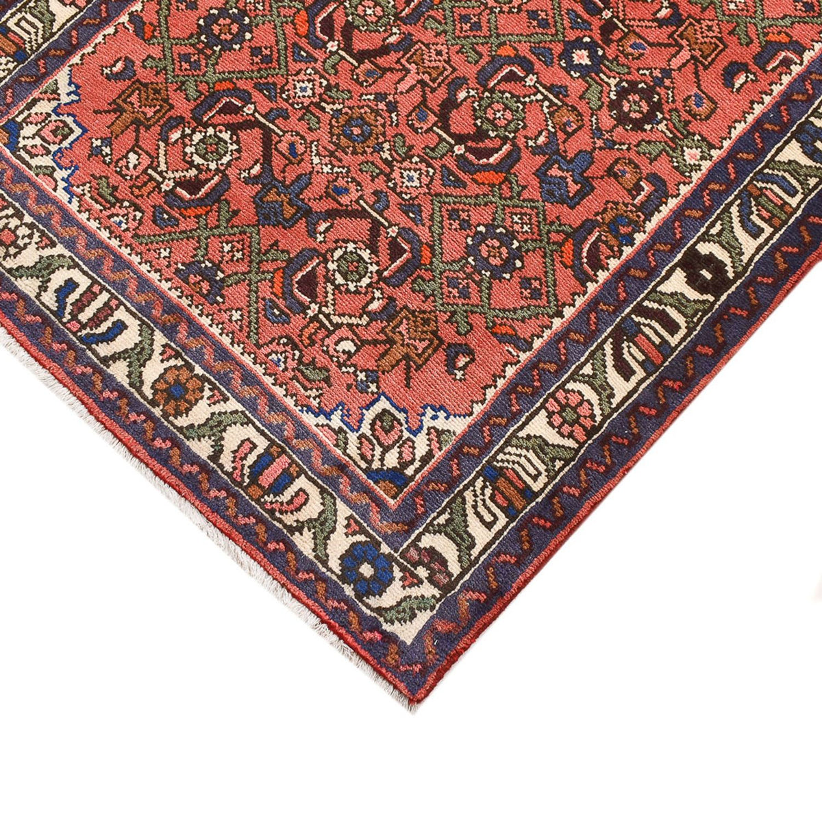 Tapis de couloir Tapis persan - Nomadic - 186 x 80 cm - rouge foncé