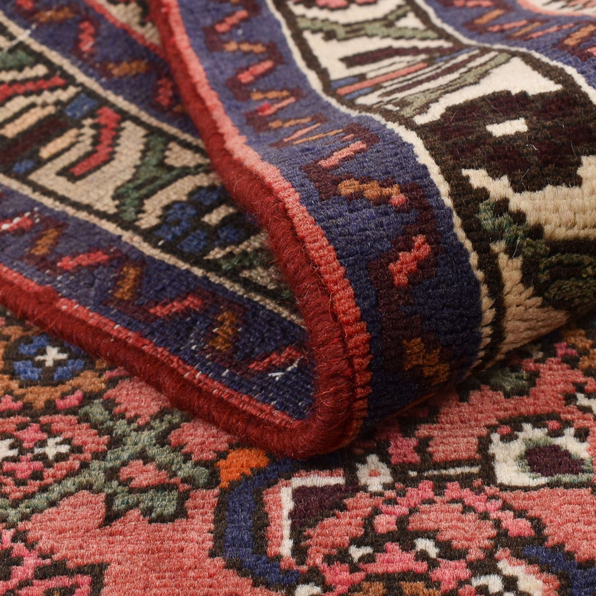 Tapis de couloir Tapis persan - Nomadic - 186 x 80 cm - rouge foncé