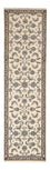 Tapis de couloir Tapis persan - Nain - 300 x 80 cm - beige