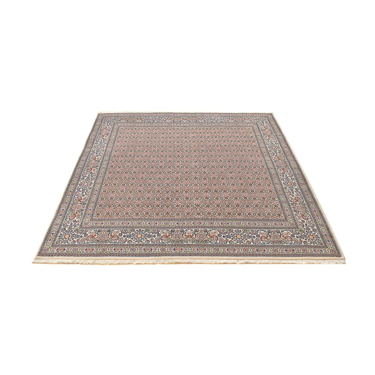 Tapis persan - Classique carré - 200 x 200 cm - marron clair